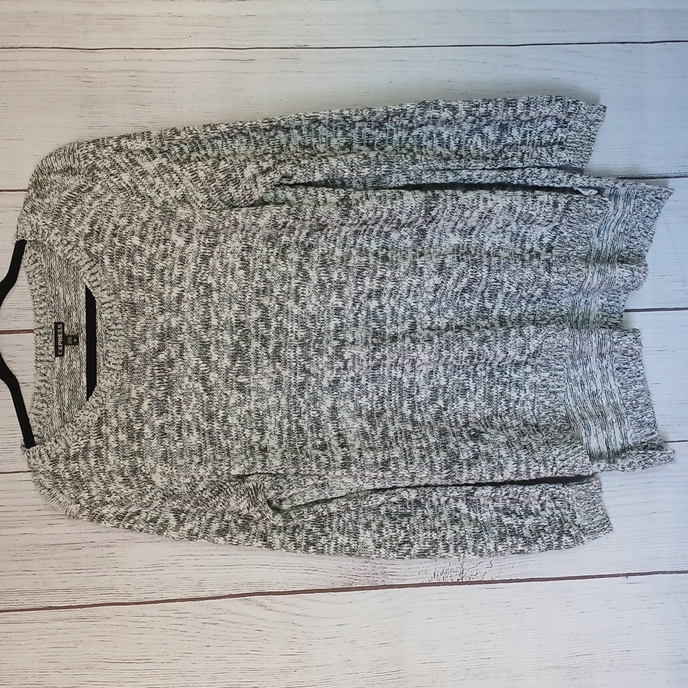 Express Split Side Pullover Sweater Size Large - image 1